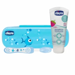CHICCO Set Primi Dentini Con Fluoro