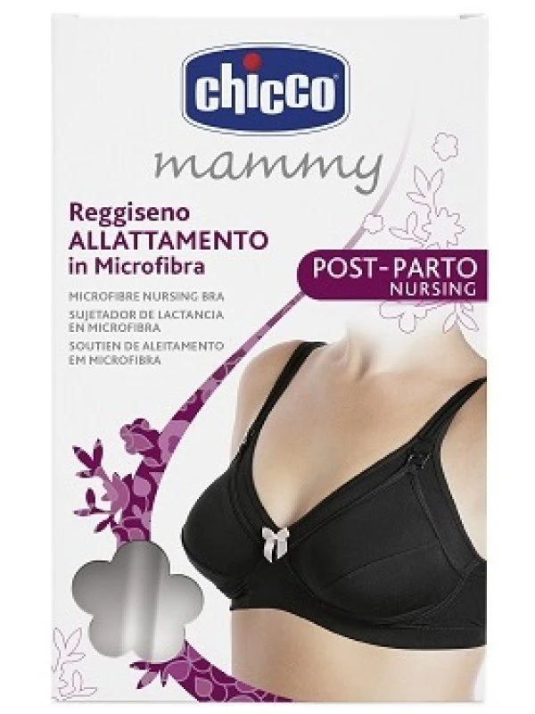 CHICCO (ARTSANA SpA) Chicco Mammy Reggiseno Microfibra Allattamento Nero 5c 1 CHICCO (ARTSANA SpA) Chicco Mammy Reggiseno Microfibra Allattamento Nero 5c