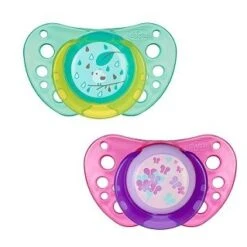 Chicco Succhietto Caucciu' Rosa 12m+ 2 Pezzi