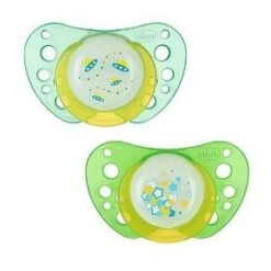 Chicco Succhietto Physio Air Luminoso Silicone 4m+ 4mesi 2 Pezzi Colori Assortiti (NO SCELTA)