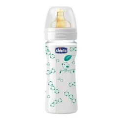 Chicco Biberon 240 Ml Vetro Tettarella Caucciu' 1 Foro