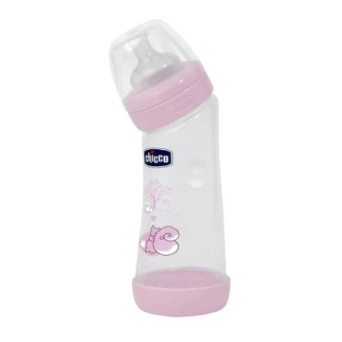 CHICCO Biberon Benessere Angolato 250ml 2 CHICCO Biberon Benessere Angolato 250ml - immagine 2