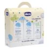 CHICCO BABY MOMENTS TRIAL SET CONFEZIONE BAGNOSCHIUMA 200ML - SHAMPOO 200ML- PASTA LENITIVA 100ML