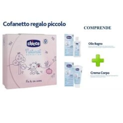CHICCO NATURAL SENSATIO COFANETTO REGALO PER BAMBINE SET - OLIO E CREMA CORPO