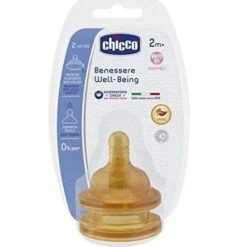 Chicco Tettarelle Benessere Well Being 2 Mesi+ Caucciu' Regolabile 2 Pezzi
