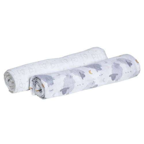 CHICCO Set 2 Pz Multiuso Mussoline 1 CHICCO Set 2 Pz Multiuso Mussoline