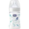 Chicco Biberon Benessere Vetro Docorato Boy 150 Ml Nature Silicone