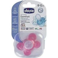 Chicco Succhietto Comfort Silicone Rosa 6-12 Mesi