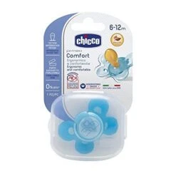 Chicco Comfort Boy Succhietto Caucciù 6-12 Mesi Blu