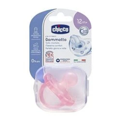 Chicco Succhietto Physio Soft Silicone Rosa 12m+ 1Pezzo