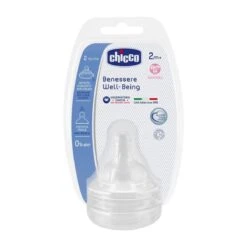 Chicco Benessere Well Being 2m+ Tettarella Benessere Silicone 2 Pezzi