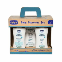 CHICCO Baby Moments Set 2 ( Bagno Corpo, Shampoo E Pasta Lenitiva)