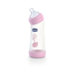Chicco Biberon Benessere Angolato Silicone Girl 250ml