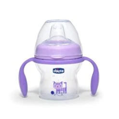 CHICCO BIBERON CRESCITA NATURAL FEELING 150ML ROSA 4-6M