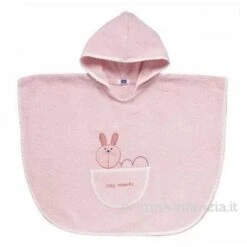 CHICCO PONCHO ROSA CONIGLIO 12M+