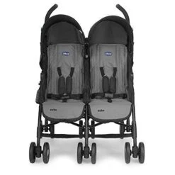 Chicco Passeggino Gemellare Echo Twin Coal