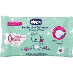 Chicco Baby Moments 60 Salviette Detergenti