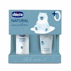 CHICCO Set 5 Natural Sensation Olio Massaggio E Crema Viso