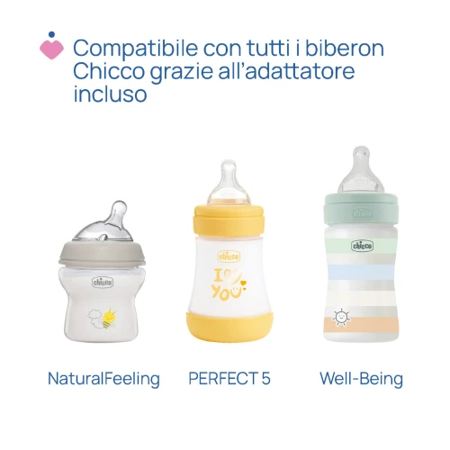 CHICCO Stimolatte Tiralatte Elettrico 8 CHICCO Stimolatte Tiralatte Elettrico - immagine 8